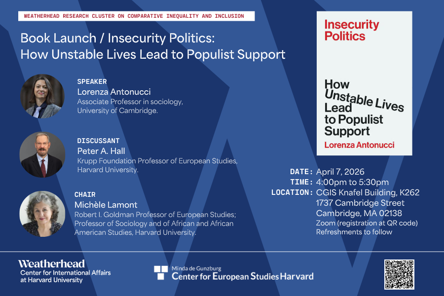 Virtual banner for Lorenza Antonucci Book Launch