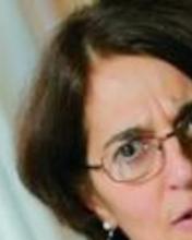 Headshot of Frances Hagopian sitting and talking